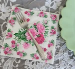 Victorian Trading 10 Perennial Pink Rose Cottage Paper Napkins 8D New. Price: $15.95.