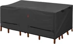 Waterproof Rectangular Patio Table Cover - 90X64 Inch, Black New. Price: $85.99.