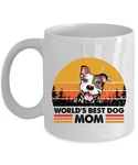 Cute American Staffordshire Terrier Lover Worlds Best Dog Mom Coffee Mug Paw Cup New. Price: $15.15.