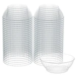 10 Oz Clear Plastic Bowls - 50 Pack Disposable Premium Hard Small Pla... New. Price: $27.36.
