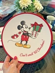 Pottery Barn Holiday Mickey Mouse Christmas Disney Plate Kid Party Gift Birthday New. Price: $42.00.