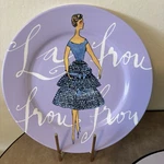 Unique Set Of 4 Rosanna French Fashion Dessert Plates New. Price: $30.00.