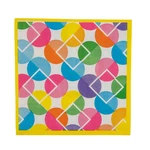 Fun Express Colorful & Bright Geometric Disposable Paper Luncheon Napkins - 6 1/ New. Price: $12.01.