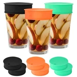 Peovlvn 6 Pcs Cup Covers For Drinks Safety, Silicone Black, Green, Orange New. Price: $11.94.