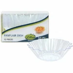 Lillian Table Settings Mini Clear Plastic Fanflair Dish For Party Pack Of 12 New. Price: $10.48.