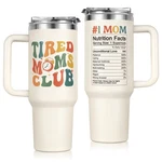 Funny Mom Gifts For Women 40OZ Tumbler With Handle Straw Lid, Mothers Day New. Price: $33.99.