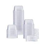 Comfy Package 100 Sets - 2 Oz. Plastic Portion Cups With Lids Souffle ... New. Price: $16.34.