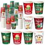 Layhit 120 Pcs Christmas Eggnog Paper Cups, 8 Oz Small Size Disposable Cold/h... New. Price: $23.57.