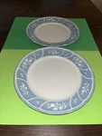 Noritake Stoneware Victory Blue 8673 Dinner Plate Set Of 2 Used. Price: $20.00.