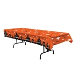 Beistle 54" X 108" Haunted House Tablecover; Orange 2/PACK 00025 New. Price: $16.49.