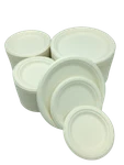 Sugarcane White Friendly Plates 6/7/9" Biodegradable Compostable Bagasse. Price: $85.63.