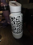 Coldest 32OZ Leopard Print Tumbler With Handle & Straw Lid White New. Price: $60.00.