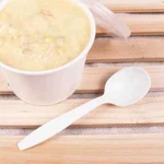 Karat Plastic Heavy Weight Soup Spoons - White Wrapped 1,000 Ct, U3532W New. Price: $38.56.
