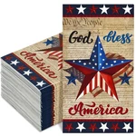 80 Sheet Independence Day Vintage Guest Napkins Patriotic American Flag Star Dis New. Price: $23.99.