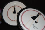 Fashionista,shopping Girl,dining,bar Decor,stylish,salad,dessert Plates,unique New. Price: $29.00.