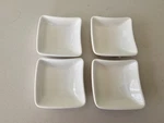 Nwt Villeroy & Boch New Wave Small Individual White Square Dip Bowls SET(4PC). Price: $31.90.