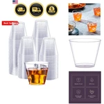 5 Oz Clear Hard Plastic Shot Glasses 200 Count Small Disposable Cups F... New. Price: $32.19.