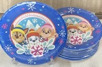 Paw Patrol Christmas Party Lot 72 Paper Plates 9 Holiday Chase Skye Marshall New. Price: $19.95.