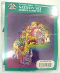 Nativity Set Stamping Kit Christmas Fun Stamps Stampendous! SS119 Vintage 1993 New. Price: $12.00.