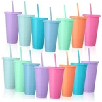 Pack Tumbler With Straw And Lid Bulk Cups For Gifts Water 15 As Pictures Shown New. Price: $39.32.