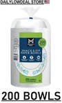 Ultra Snack/dip Paper Bowls, Microwave Safe - Soak Protection (12 Oz., 200 Ct.) New. Price: $24.93.