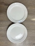 Williams Sonoma Essential White Bread & Butter Dessert Plates Set Of 2 New. Price: $25.00.