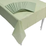 Oriental Trading Bulk Sage Green Rectangle Disposable Plastic Tablecloths, 54" X New. Price: $39.07.