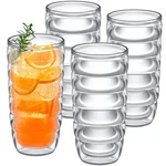 Amazing Abby Arctic 24OZ Insulated Tumblers Set Of Double-wall Clear Plastic New. Price: $69.05.