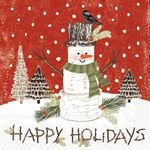Boston International Woodsy Winter Happy Holidays Cocktail Napkins New. Price: $9.99.