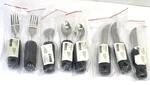 8 Sammons Preston Sure Grip Bendable Adaptive Kitchen Utensils Fork/spoon/knife New. Price: $19.99.