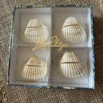 Nib Lilly Pulitzer Seashell Place Holders Coastal Beach - Set Of 4 No Cards New. Price: $19.99.