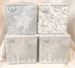 Ihr Silver/white Christmas 3-PLY Paper Cocktail Napkins Star Reindeer Tree 80 Ct New. Price: $14.95.