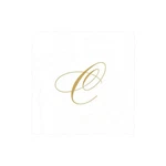 Entertaining With Caspari White Pearl Paper Linen Cocktail, New. Price: $33.75.
