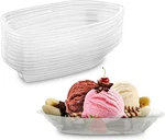 Clear Plastic Disposable Banana Split Boats 8 Oz. Great Party Dish (30 Pieces) - New. Price: $17.99.