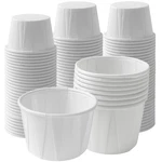 Disposable 0.75 Oz Paper Souffle Cups, 250 Pack For Medicine, Pills, Condiments New. Price: $14.36.
