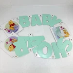 Vintage Winnie The Pooh Banner Baby Shower Celebration 32 Disney Hallmark Party Used. Price: $6.75.