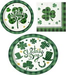 Dereinwo 100 Pcs St Patricks Day Paper Plates And Napkins Bundle Includes New. Price: $29.99.