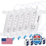 5 Pack Nephrostomy Bags 600ML With Soft 24 Inch Tube, Urine Drainage Portabl New. Price: $63.93.