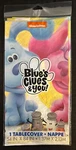 Unique Blue's Clues Plastic Cover, 54" X 84", Multicolor New. Price: $8.50.