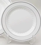 Wna Masterpiece 6" Round Unlaminated Band Edge Plate Ivory 150/CASE New. Price: $87.68.