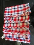 6 Pottery Barn American Plaid Cotton Napkins Photo Shoot Sample New. Price: $31.99.