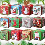 Lallisa 24 Pcs Christmas Cookie With Lids 12 Styles Square Xmas Candy New. Price: $64.12.