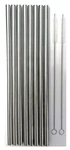 8 Stainless Steel Wide Smoothie Straws - Cocostraw Large Straight Frozen Drink New. Price: $8.99.