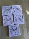Blush & Rose Gold She Said Yes Beverage Napkins 5 Lot 16PC Each New. Price: $12.75.