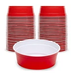 Gobig Red Party Cup Bowls - Large Disposable Plastic 22 Oz Or 60 New. Price: $30.74.
