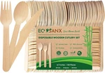 120-PIECE Disposable Wooden Cutlery Set, 6.5 Inches, Perfect For Parties. New. Price: $13.99.