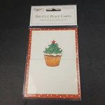 Christmas Cupcake Die-cut Place Cards Caspari Set Of 8 New. Price: $6.99.