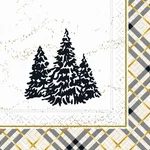 Design Luxe Lodge Beverage Napkin, Multicolor, 9.8", 20 Count New. Price: $15.99.