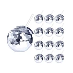 Zhuruinin 12 Pcs Disco Ball Cups, 20OZ Party With Lid And Reusable... New. Price: $63.18.