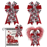 Alibbon 2 Pcs Valentine's Day Bows For Wreaths, Valentines STYLE1 New. Price: $14.52.
